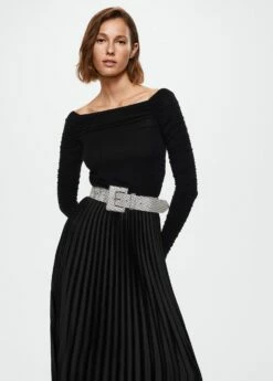 Jupe Plissée Satinée -New Trendy Shop 37095906 99 D1