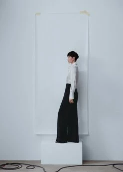 Chemise Satinée Maxifleur Strass -New Trendy Shop 47006717 05 D4