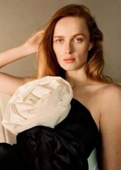 Robe Bicolore Maxifleurs -New Trendy Shop 47066711 99 D6