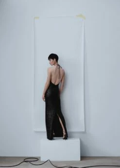 Robe Sequins Maxifleur -New Trendy Shop 47066713 99 R