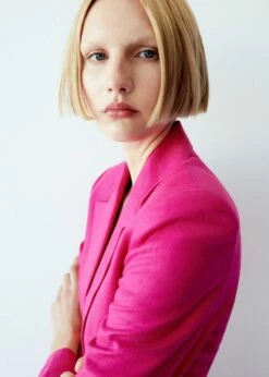 Veste Costume 100 % Lin -New Trendy Shop 47067108 88 D6