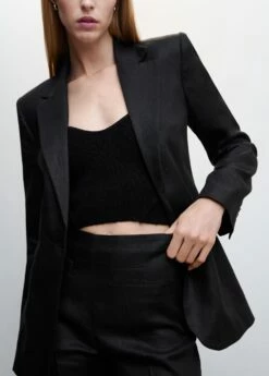 Veste Costume 100 % Lin -New Trendy Shop 47067108 99 D6