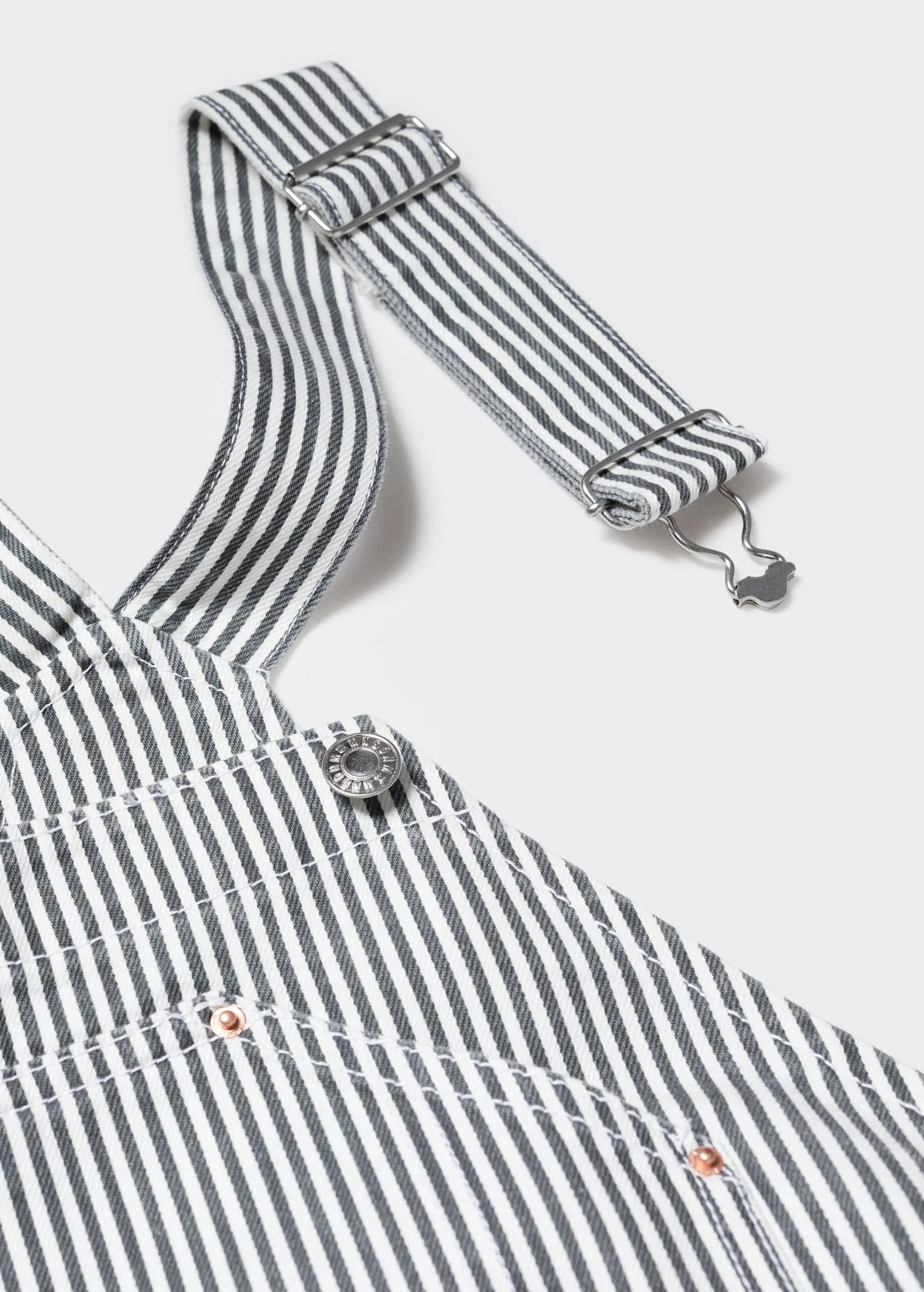 Salopette De Grossesse En Jean Rayures 6 Salopette De Grossesse En Jean Rayures – Image 6