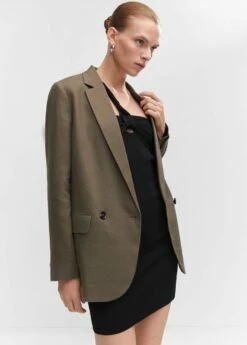 Veste Lin Oversize -New Trendy Shop 47078629 37