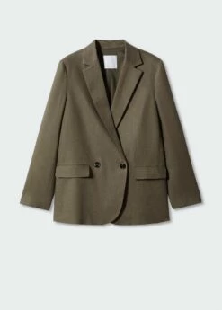 Veste Lin Oversize -New Trendy Shop 47078629 37 B