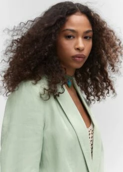 Veste Lin Oversize -New Trendy Shop 47078629 40 D1