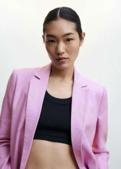 Veste Lin Oversize -New Trendy Shop 47078629 61 D1