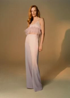 Top Satiné Détail Plumes -New Trendy Shop 47086710 62 D6