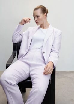 Pantalon Costume 100 % Lin -New Trendy Shop 47087105 68 D4