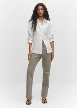 Chemise 100 % Lin -New Trendy Shop 47095651 02 99999999 01