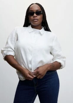 Chemise 100 % Lin -New Trendy Shop 47095651 02 D5