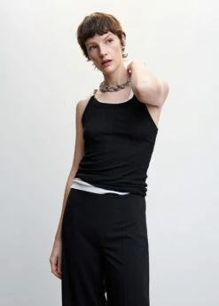 Pantalon Style Jupe-culotte Droit 23 Pantalon Style Jupe-culotte Droit -New Trendy Shop 47095867 99 D1