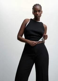 Pantalon Style Jupe-culotte Droit 27 Pantalon Style Jupe-culotte Droit -New Trendy Shop 47095867 99 D5