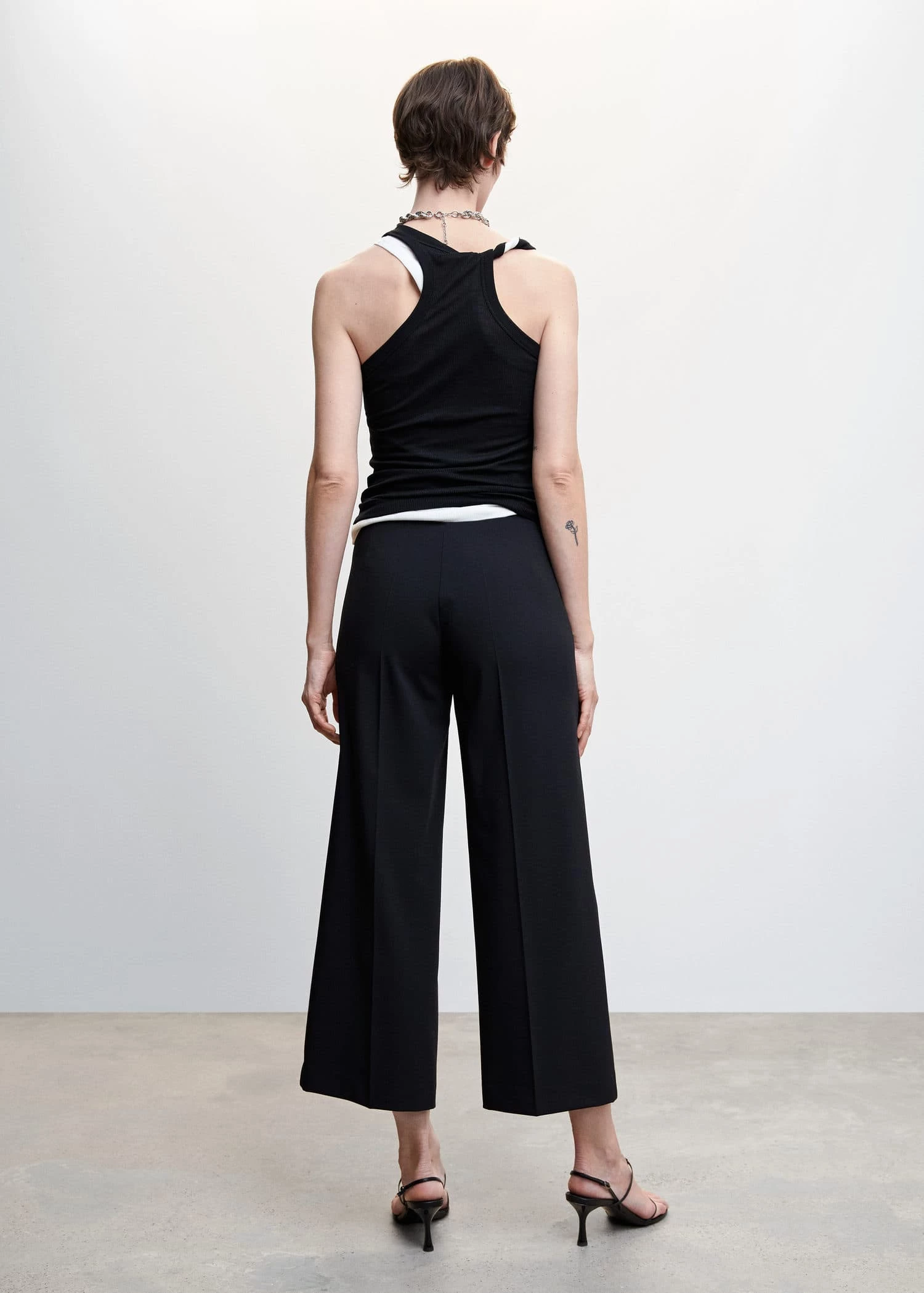 Pantalon Style Jupe-culotte Droit 3 Pantalon Style Jupe-culotte Droit – Image 3