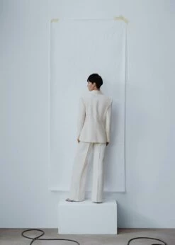 Veste Tailleur Détails Satinés 10 Veste Tailleur Détails Satinés -New Trendy Shop 47096714 05 R