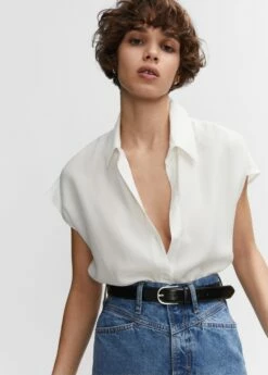 Chemise Lyocell Sans Manches -New Trendy Shop 57000002 02