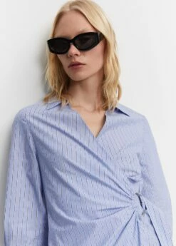 Robe Chemise Détail Métallique 11 Robe Chemise Détail Métallique -New Trendy Shop 57000152 52 D1