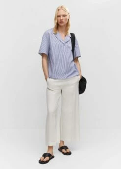 Chemise Rayures Manches Courtes -New Trendy Shop 57000158 56 99999999 01