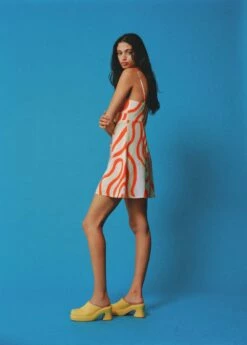 Robe Lin Imprimé 11 Robe Lin Imprimé -New Trendy Shop 57000254 05 D6