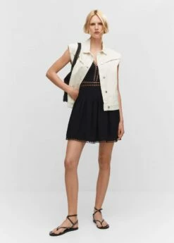 Robe Parties Ajourées Bretelles Doubles 9 Robe Parties Ajourées Bretelles Doubles -New Trendy Shop 57000271 99 99999999 01