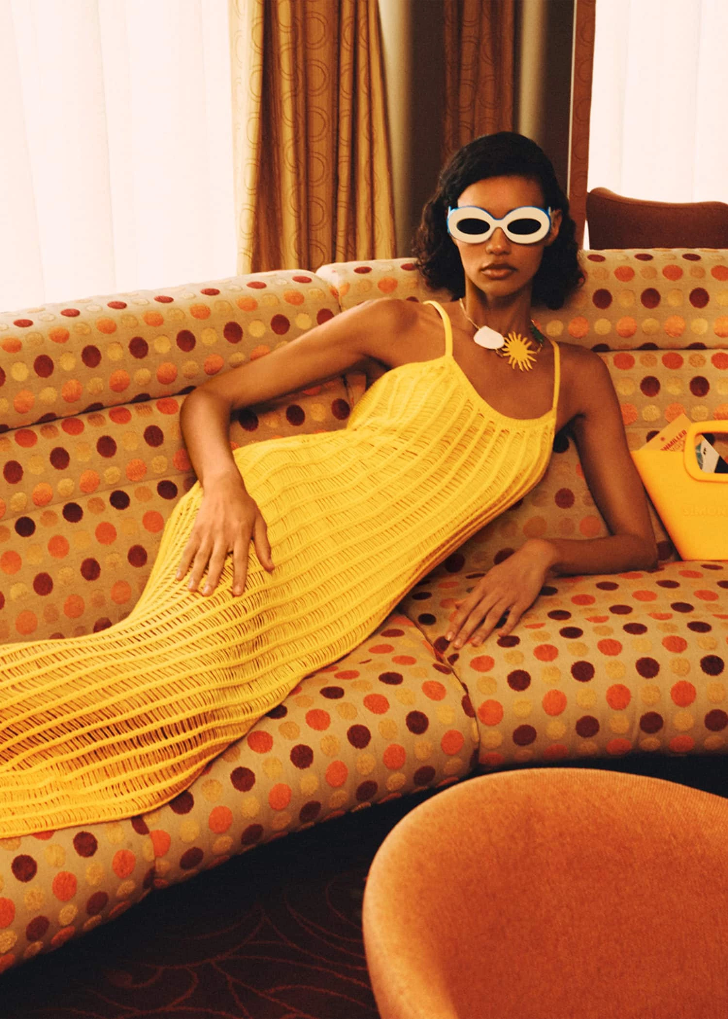 Robe Maille Empiècements Ajourés 5 Robe Maille Empiècements Ajourés – Image 5