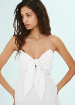 Robe Bretelles Encolure Nouée -New Trendy Shop 57000431 01 D1