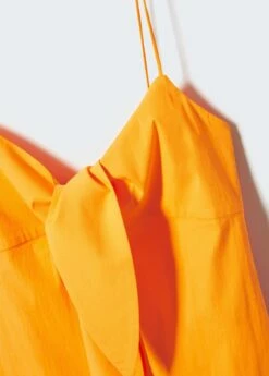 Robe Bretelles Encolure Nouée -New Trendy Shop 57000431 15 D8