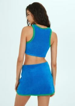 Top Tissu éponge Détail Brodé -New Trendy Shop 57000440 52 R