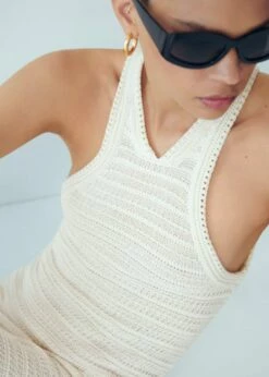 Robe Crochet Emmanchures Américaines -New Trendy Shop 57001013 05 D7