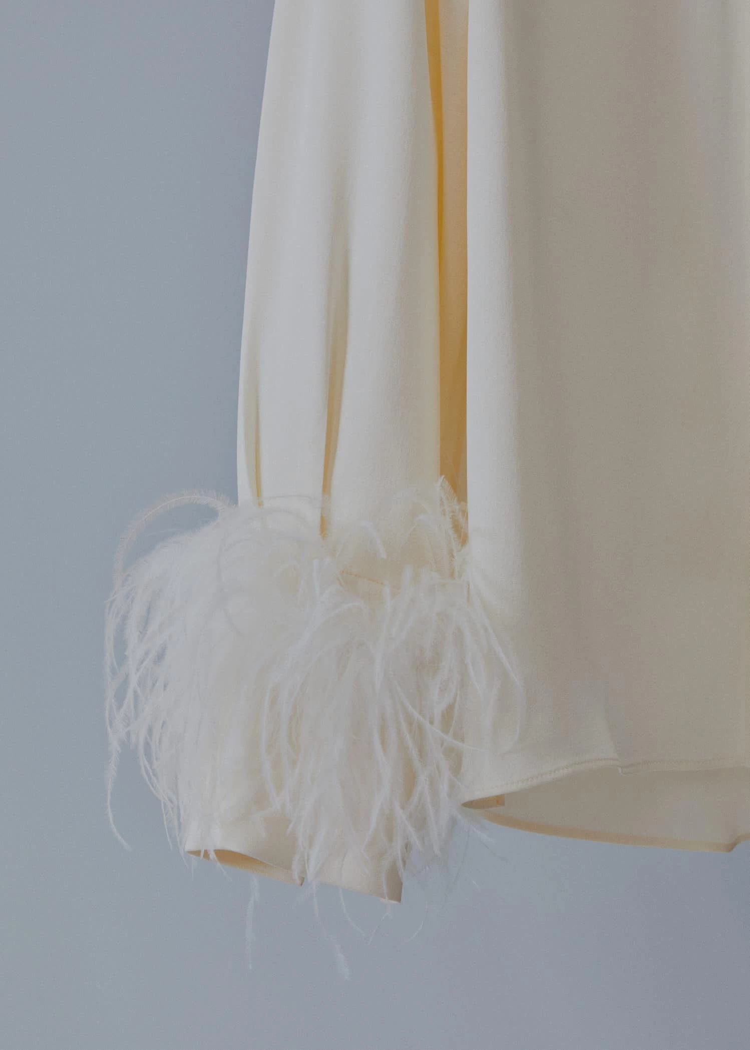 Chemise Satinée Détail Plumes 6 Chemise Satinée Détail Plumes – Image 6