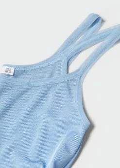 Top Bretelles Côtelé -New Trendy Shop 57001104 52 D8