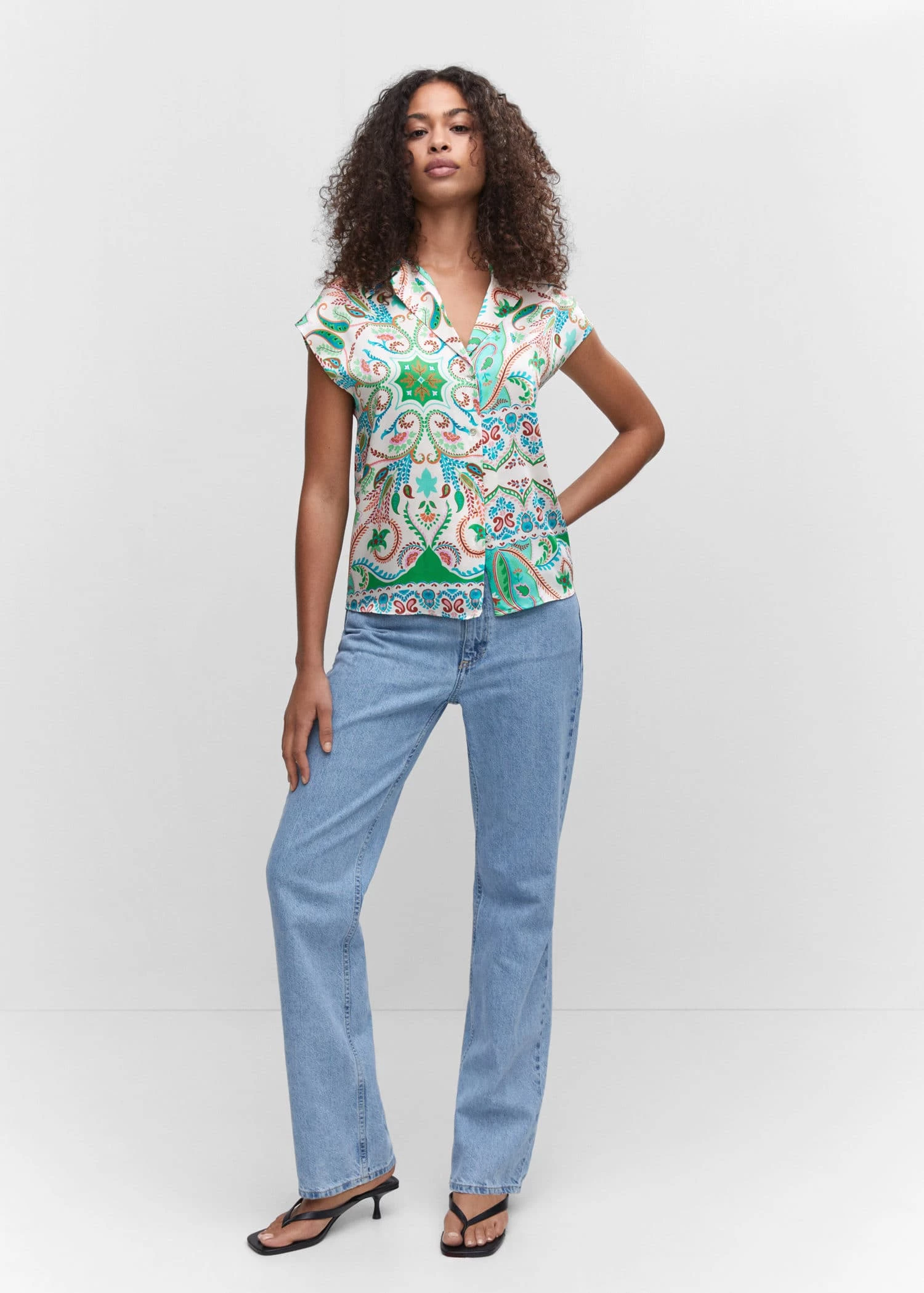 Chemise Satinée Imprimée 2 Chemise Satinée Imprimée – Image 2