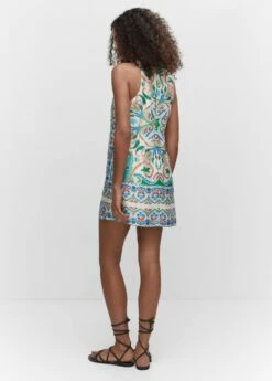 Robe Satinée Paisley -New Trendy Shop 57001132 02 R