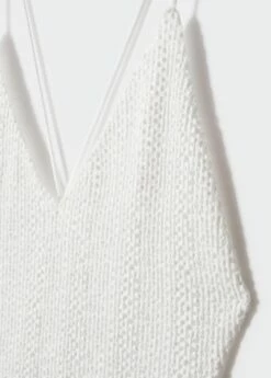 Robe Texture Dos Croisé -New Trendy Shop 57001142 02 D8