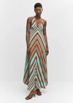 Robe Satinée Col V -New Trendy Shop 57002894 46 99999999 01