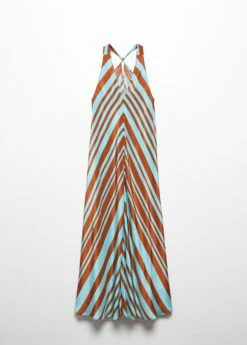 Robe Satinée Col V -New Trendy Shop 57002894 46 B