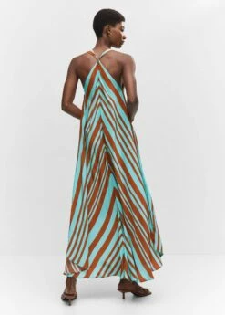 Robe Satinée Col V -New Trendy Shop 57002894 46 R