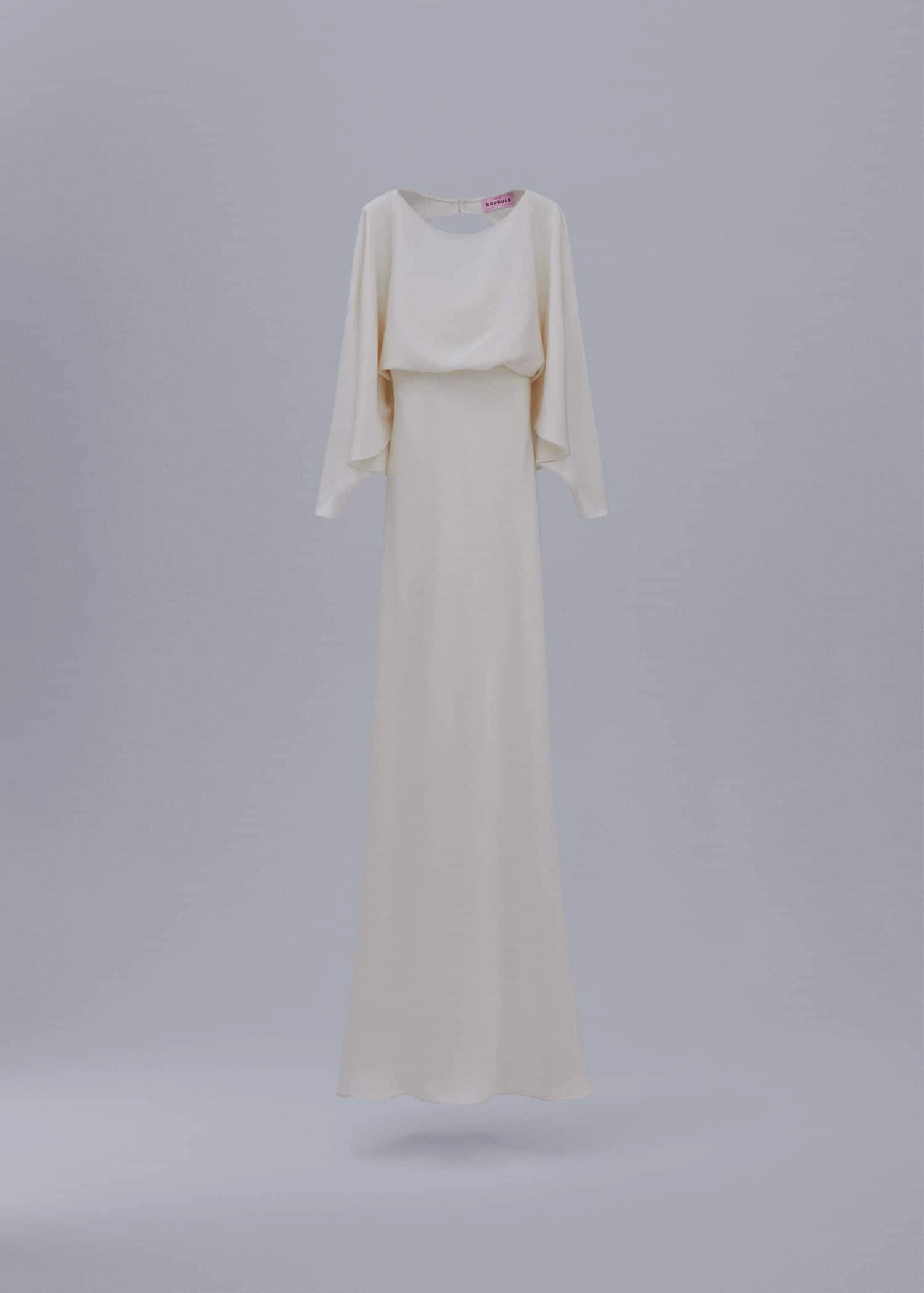 Robe Style Lingerie Détail Cape 7 Robe Style Lingerie Détail Cape – Image 7