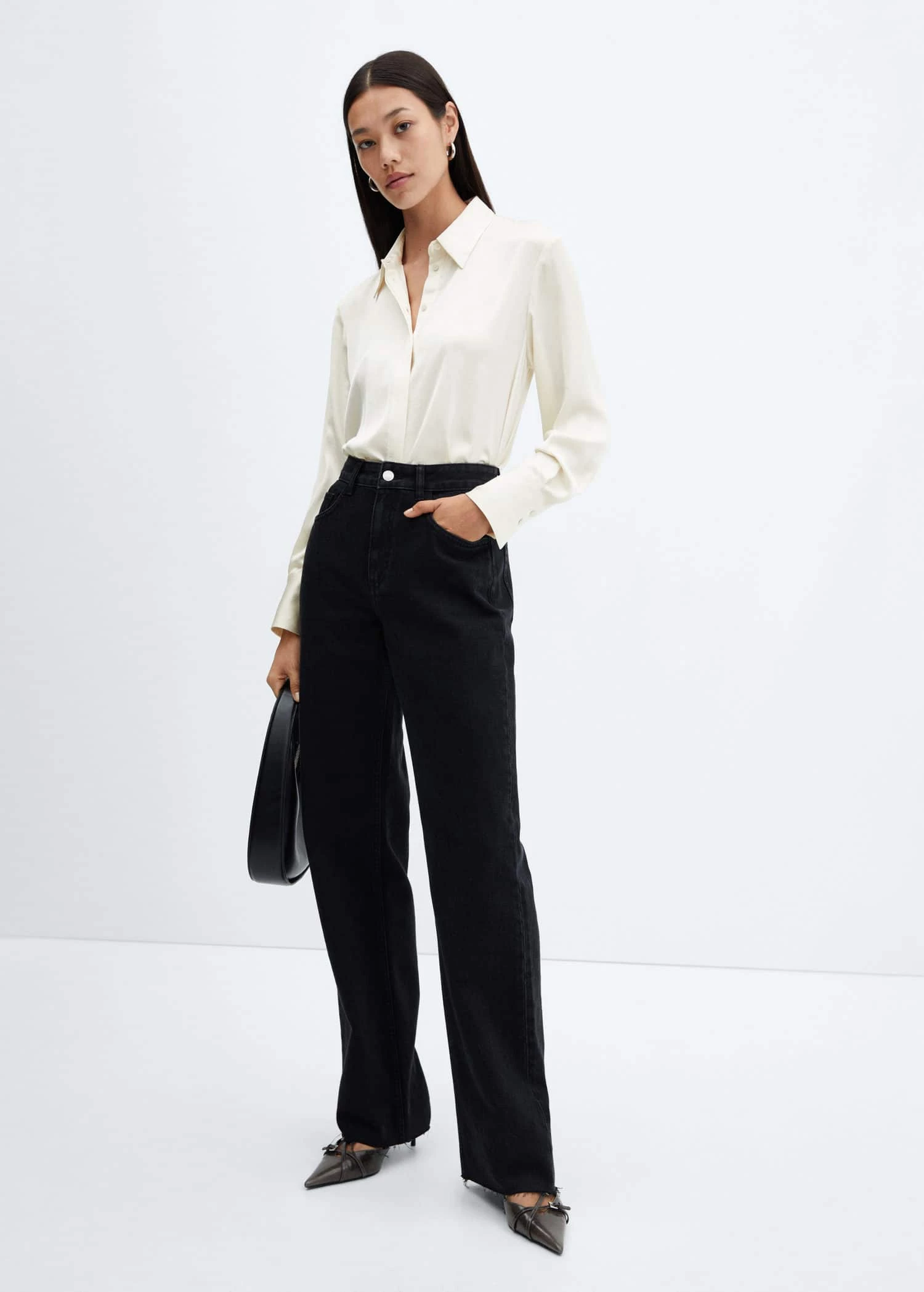 Chemise Fluide Satinée 2 Chemise Fluide Satinée – Image 2