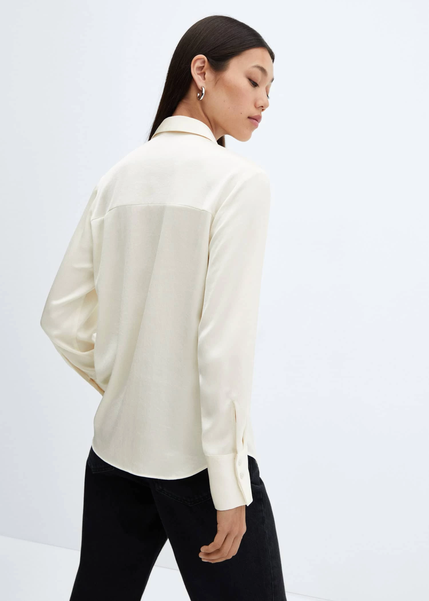 Chemise Fluide Satinée 3 Chemise Fluide Satinée – Image 3