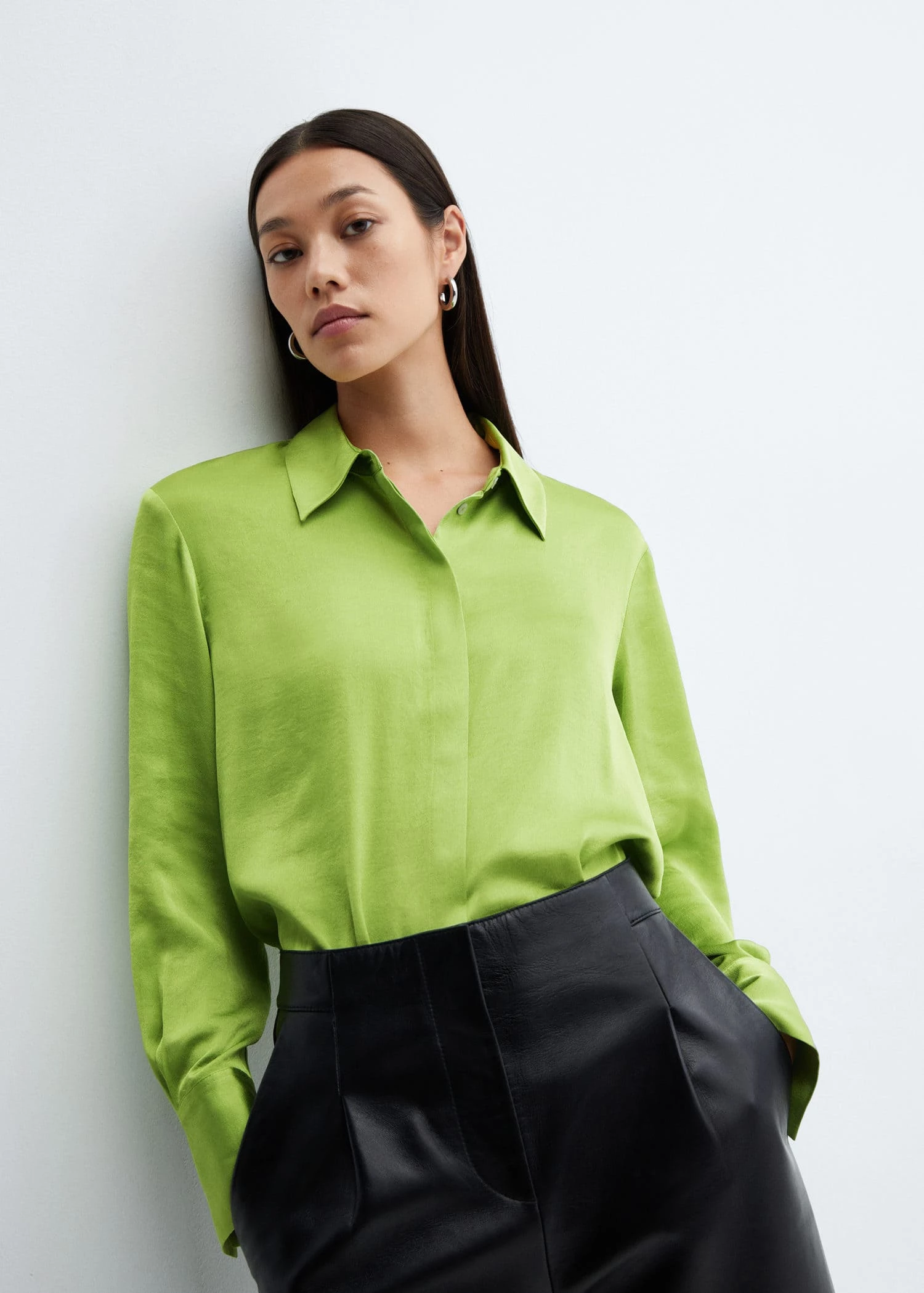 Chemise Fluide Satinée 15 Chemise Fluide Satinée – Image 15