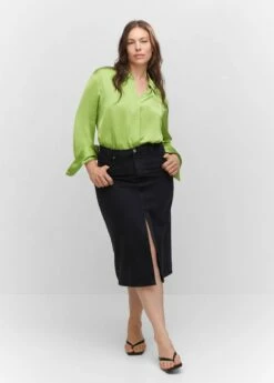 Chemise Fluide Satinée 35 Chemise Fluide Satinée -New Trendy Shop 57003777 44 D3