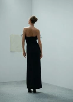 Robe Bustier Détail Plumes -New Trendy Shop 57005154 99 R