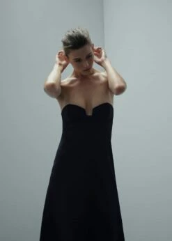 Robe Structurée Encolure Cœur 12 Robe Structurée Encolure Cœur -New Trendy Shop 57005157 99 D6