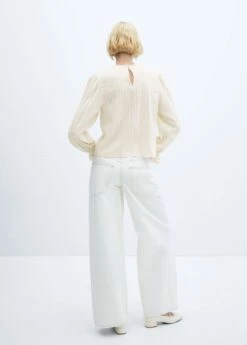 Blouse Brodée Manches Bouffantes 10 Blouse Brodée Manches Bouffantes -New Trendy Shop 57006001 05 R