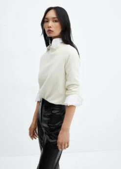 Pantalon Droit Effet Croco -New Trendy Shop 57007722 99 D1