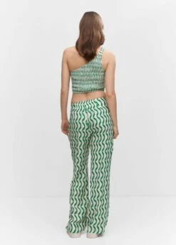 Pantalon Texturé Imprimé 9 Pantalon Texturé Imprimé -New Trendy Shop 57010200 43 R