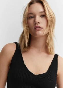 Top Maille Col V -New Trendy Shop 57010252 99 D4