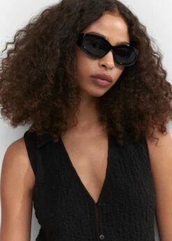 Gilet Texturé Col Polo -New Trendy Shop 57010277 99 D1