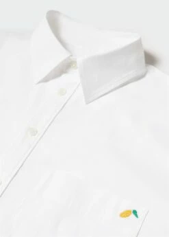 Chemise Oversize Détail Brodé -New Trendy Shop 57010424 02 D8